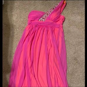 Size medium Long pink formal dress